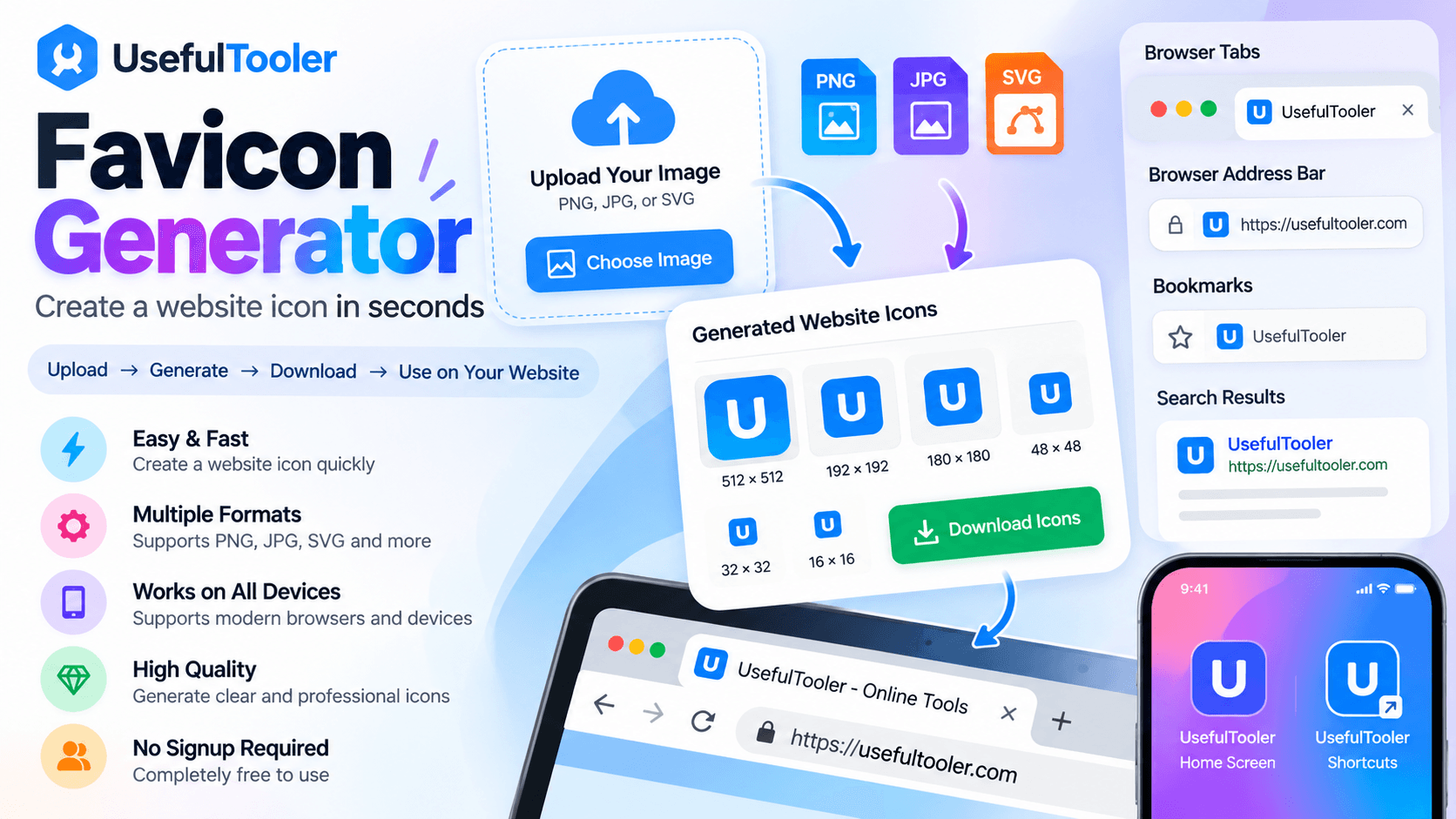 Favicon Generator Tool Overview